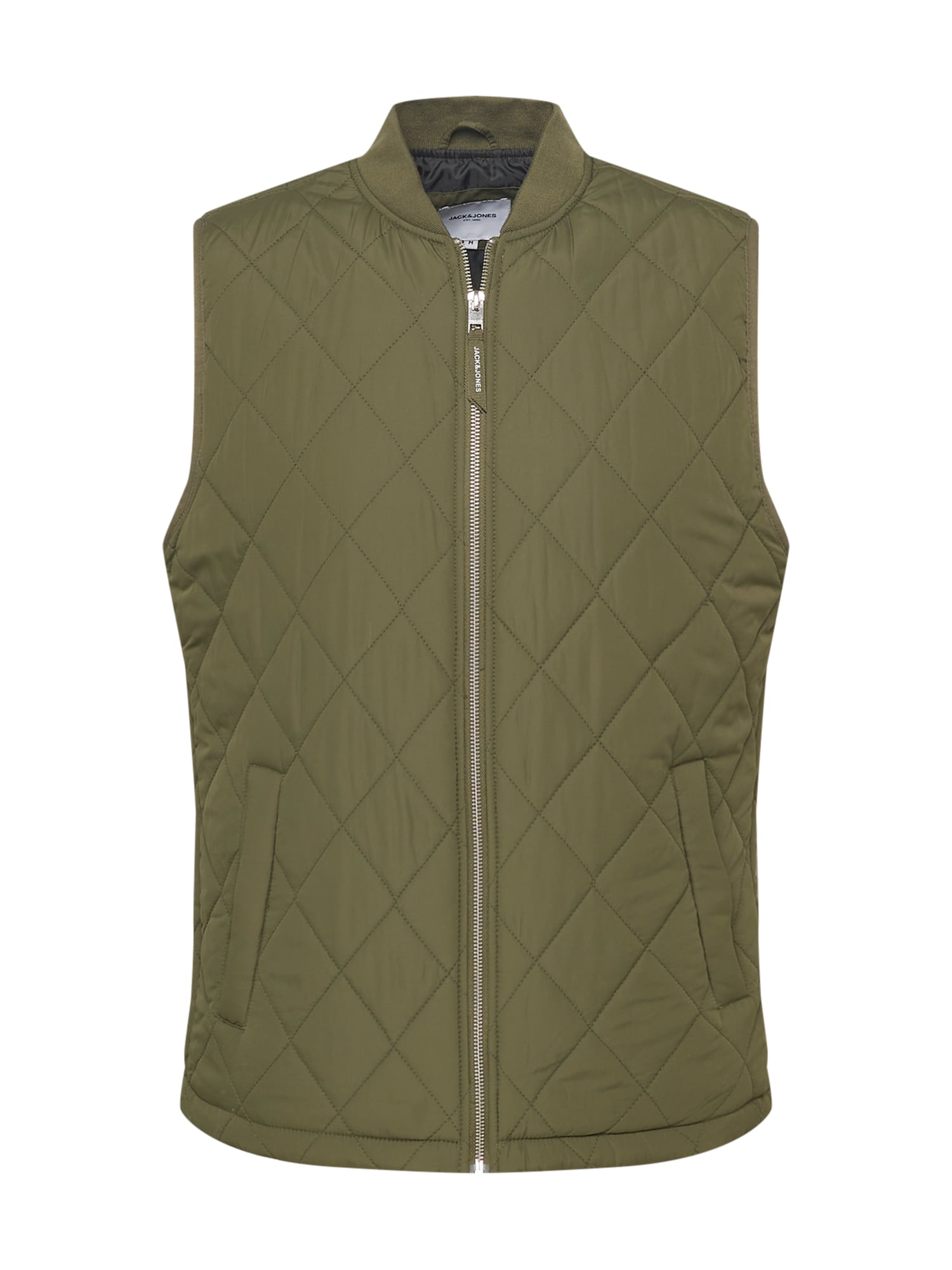 JACK & JONES Brezrokavnik 'KEEN'  oliva