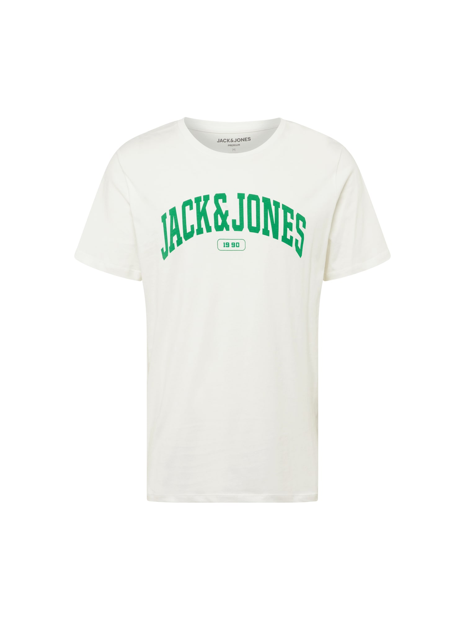 JACK & JONES Majica 'BLUBOOSTER'  zelena / bela