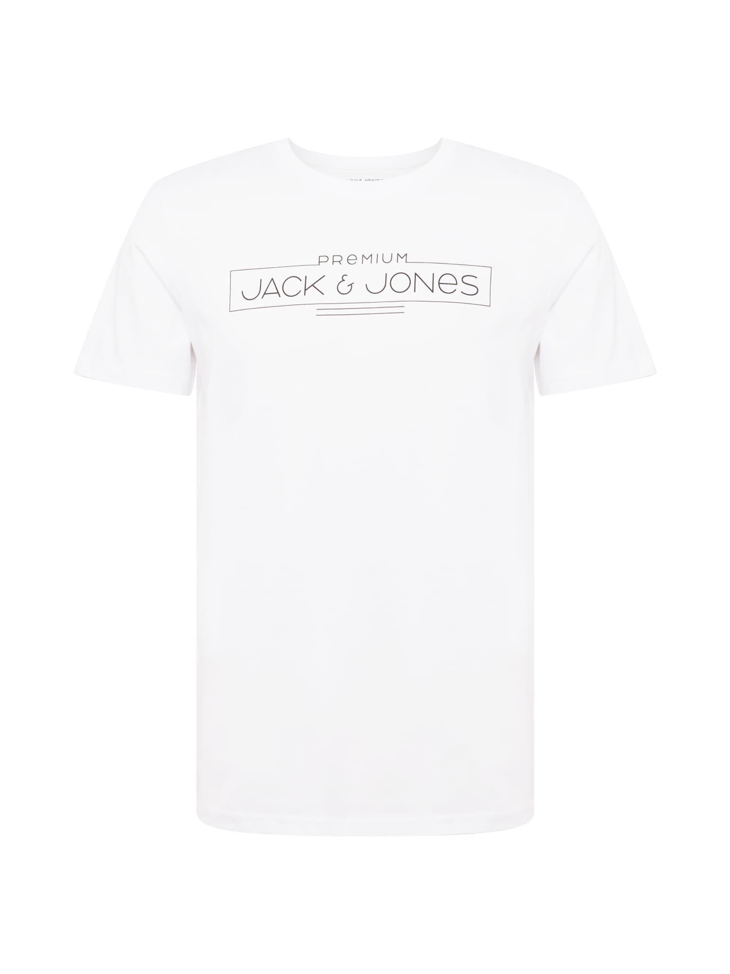 JACK & JONES Majica 'BOOSTER'  črna / off-bela