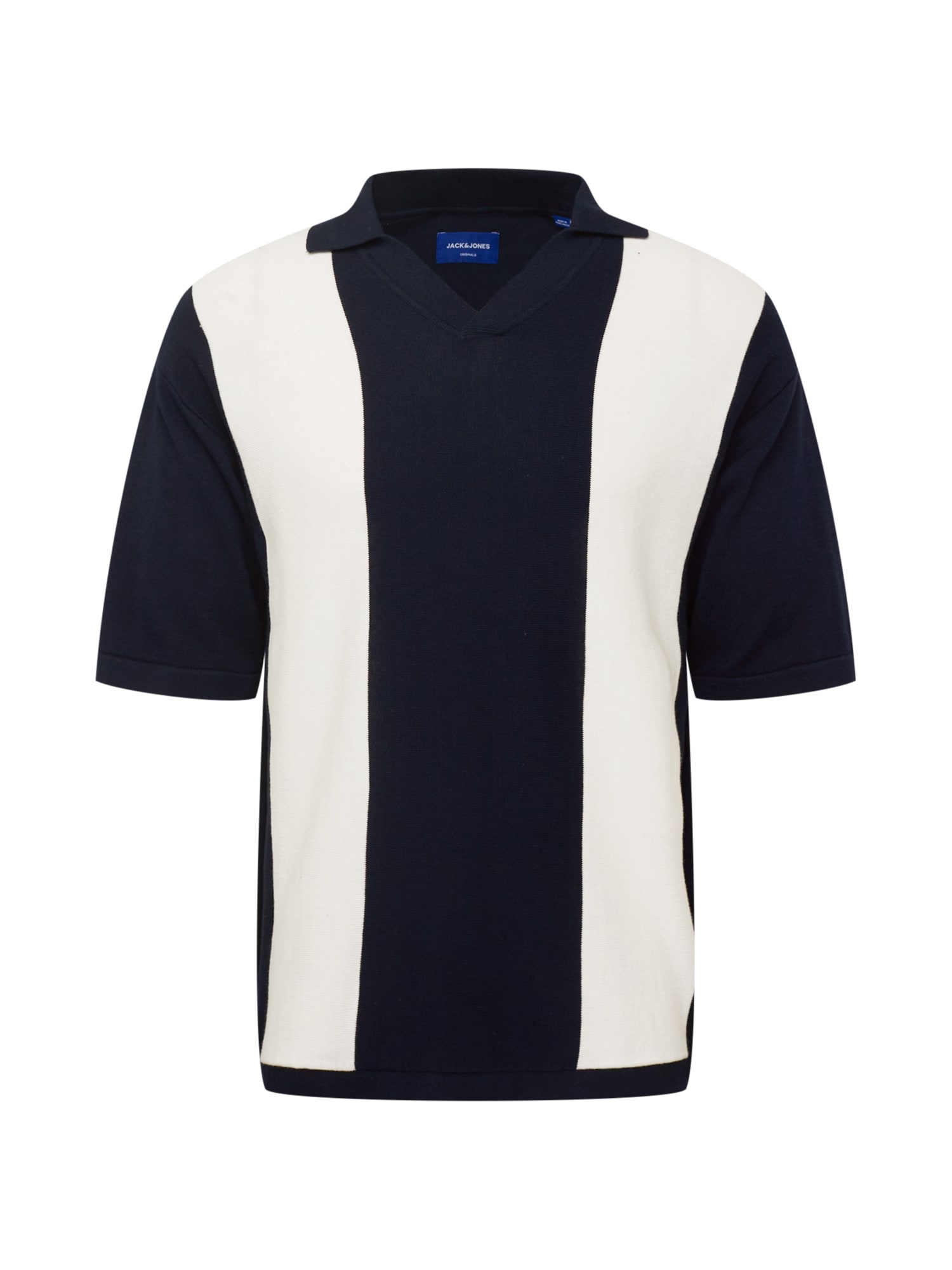 JACK & JONES Majica 'Blanco'  mornarska / bela