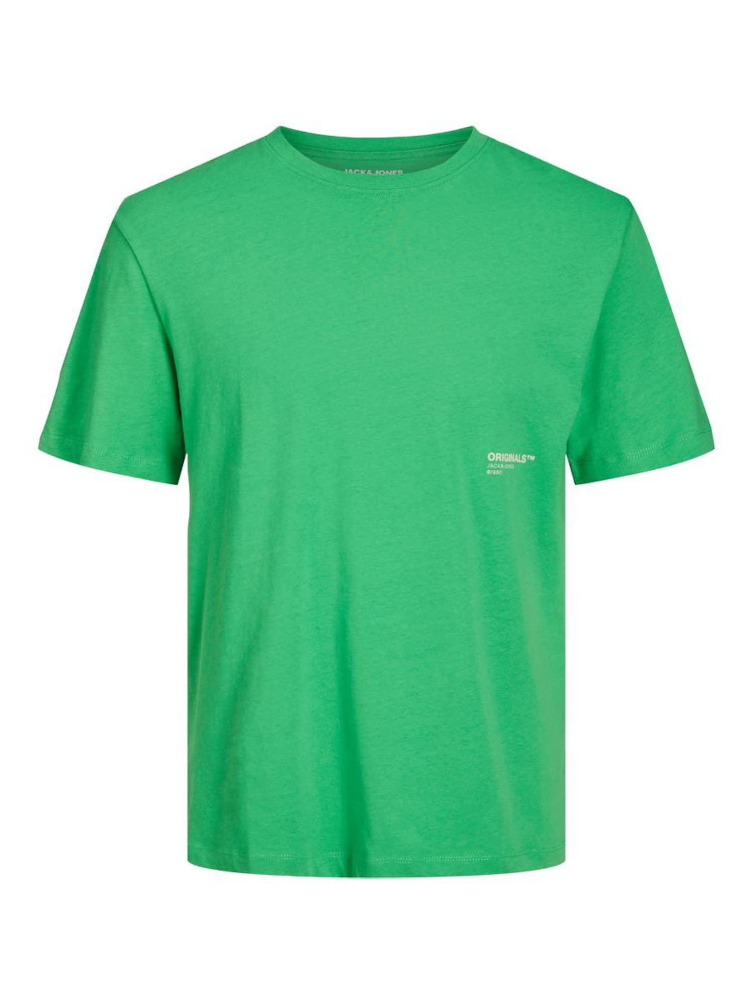 JACK & JONES Majica 'Clan'  zelena / bela