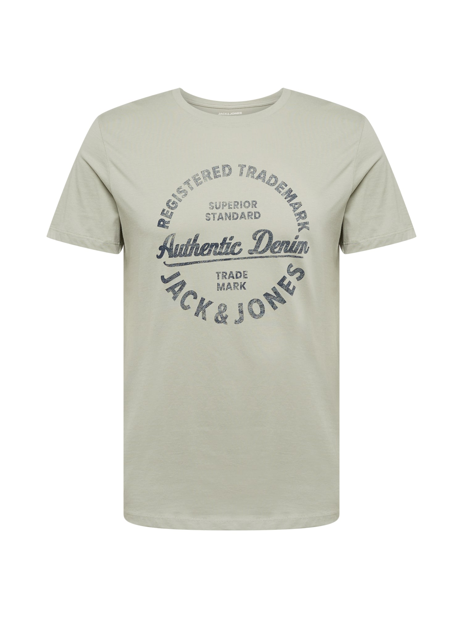 JACK & JONES Majica  mornarska / svetlo siva