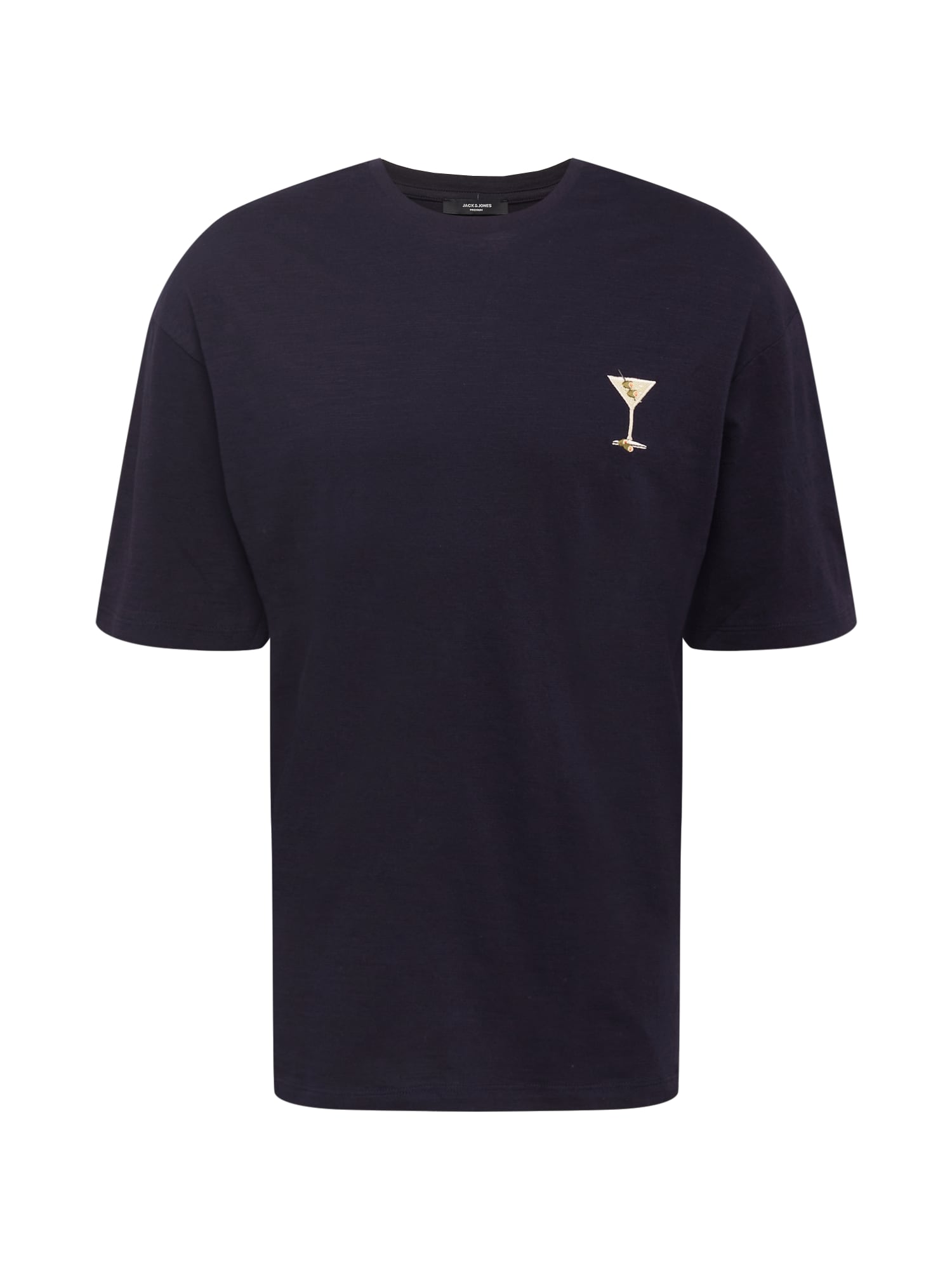 JACK & JONES Majica  šampanjec / mornarska / oliva / roza