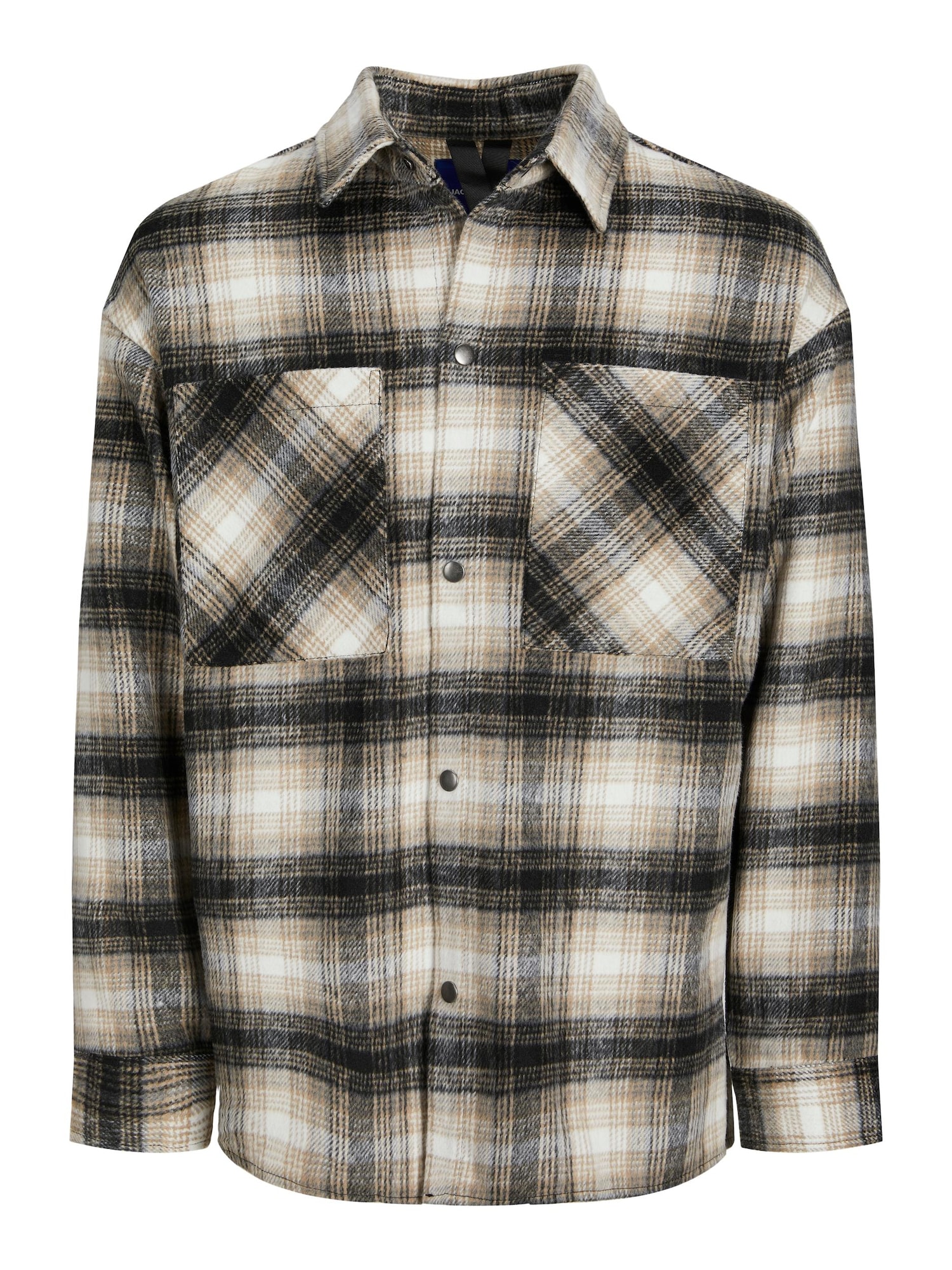 JACK & JONES Prehodna jakna 'Bane'  temno bež / črna / bela