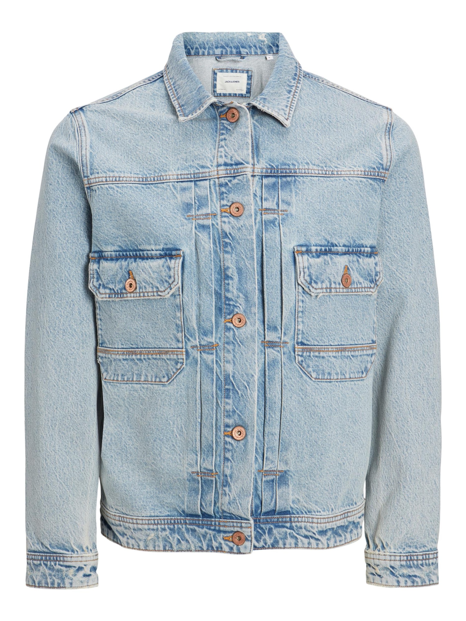 JACK & JONES Prehodna jakna 'KEVIN'  moder denim