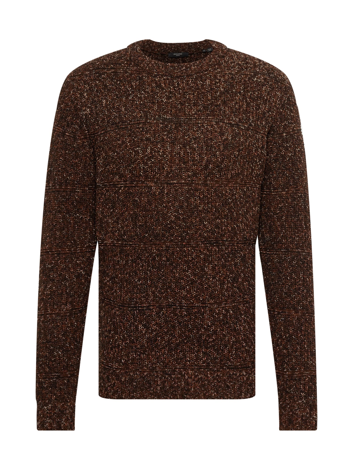 JACK & JONES Pulover 'KARTER'  temno rjava