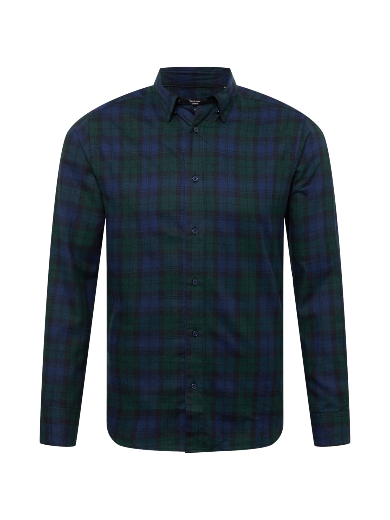 JACK & JONES Srajca 'DALLAS'  mornarska / temno zelena