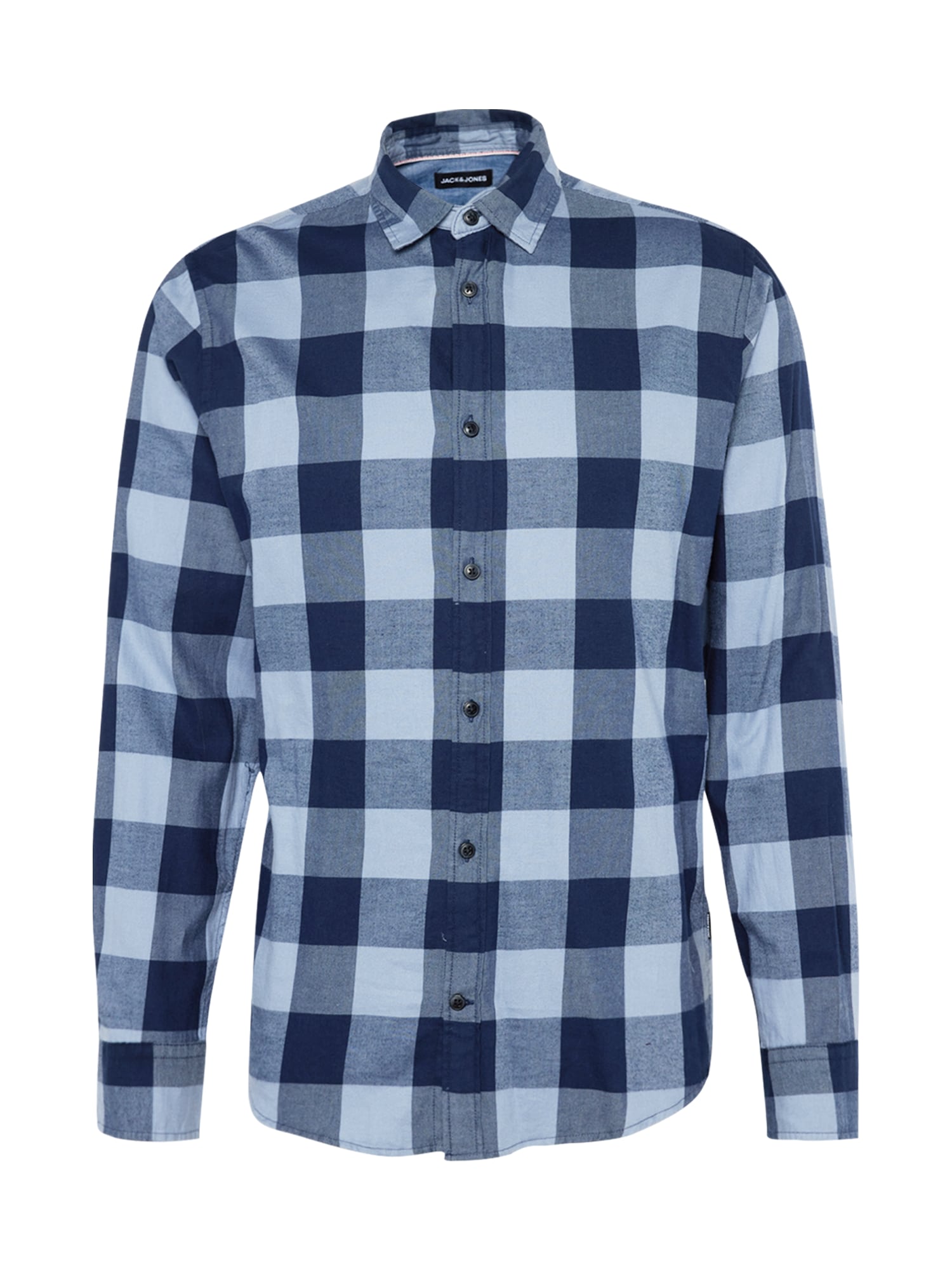 JACK & JONES Srajca  mornarska / svetlo modra / progasto modra