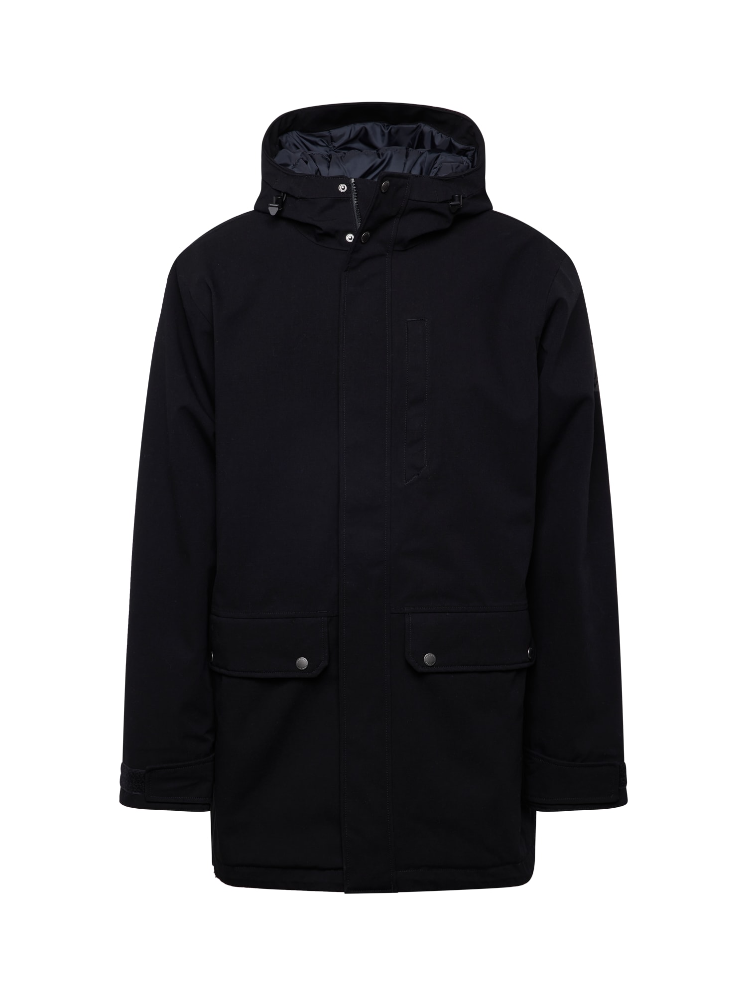 JACK WOLFSKIN Zunanja jakna 'BERGHANG'  črna