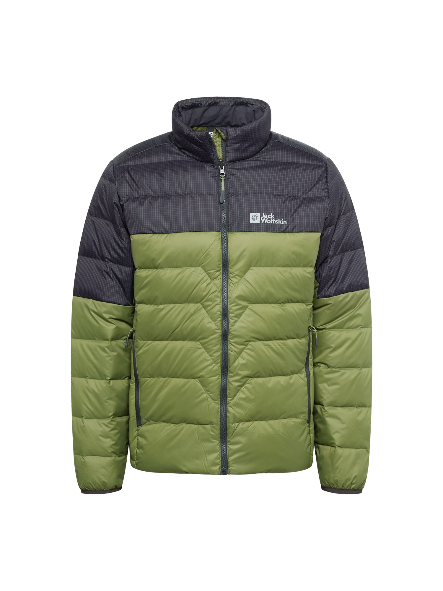 JACK WOLFSKIN Zunanja jakna 'DNA TUNDRA'  grafit / kivi / off-bela