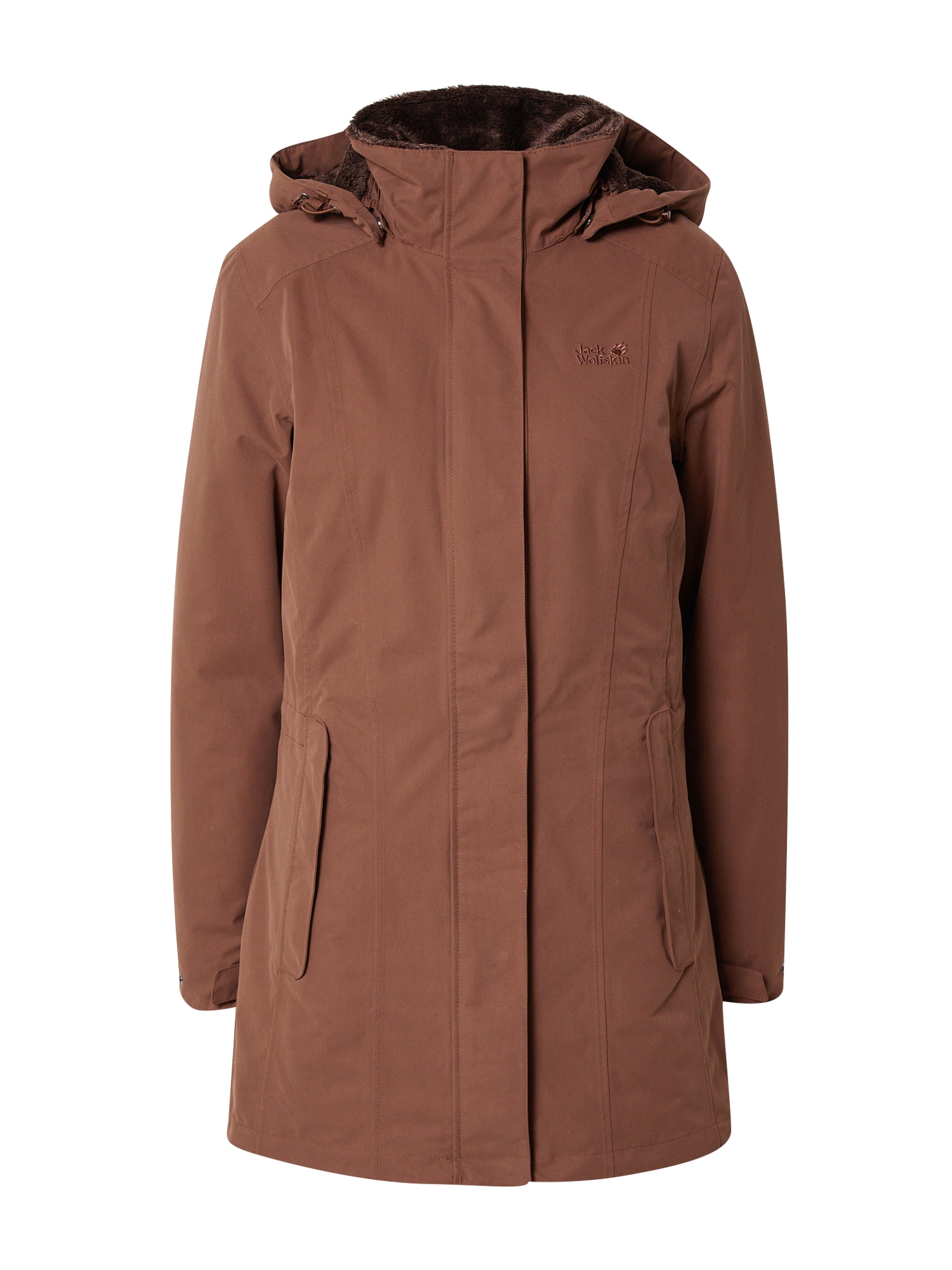 JACK WOLFSKIN Zunanja jakna 'MADISON AVENUE'  rjava