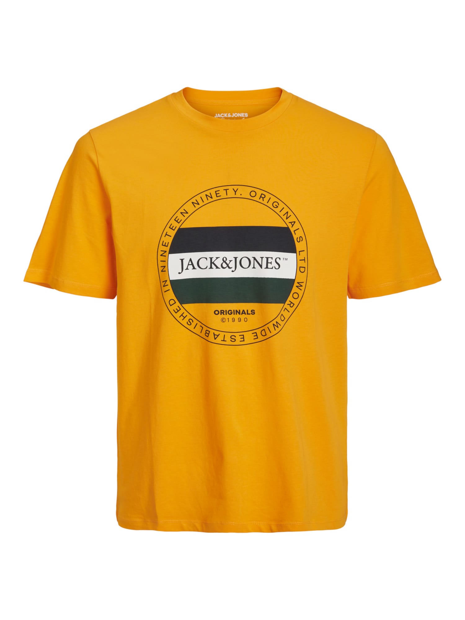 Jack & Jones Junior Majica 'CODY'  temno rumena / črna / bela