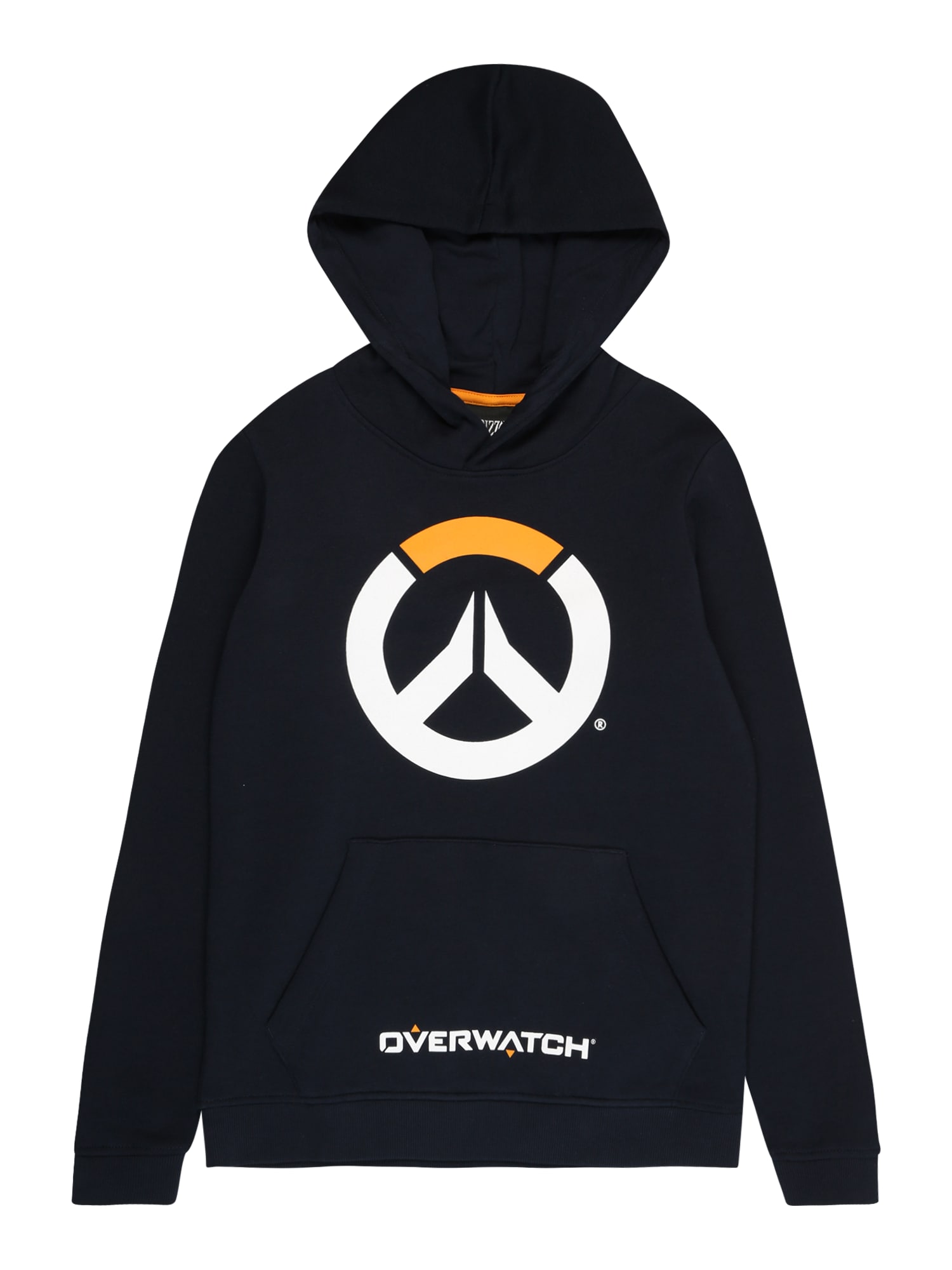 Jack & Jones Junior Majica 'OVERWATCH'  nočno modra / oranžna / bela