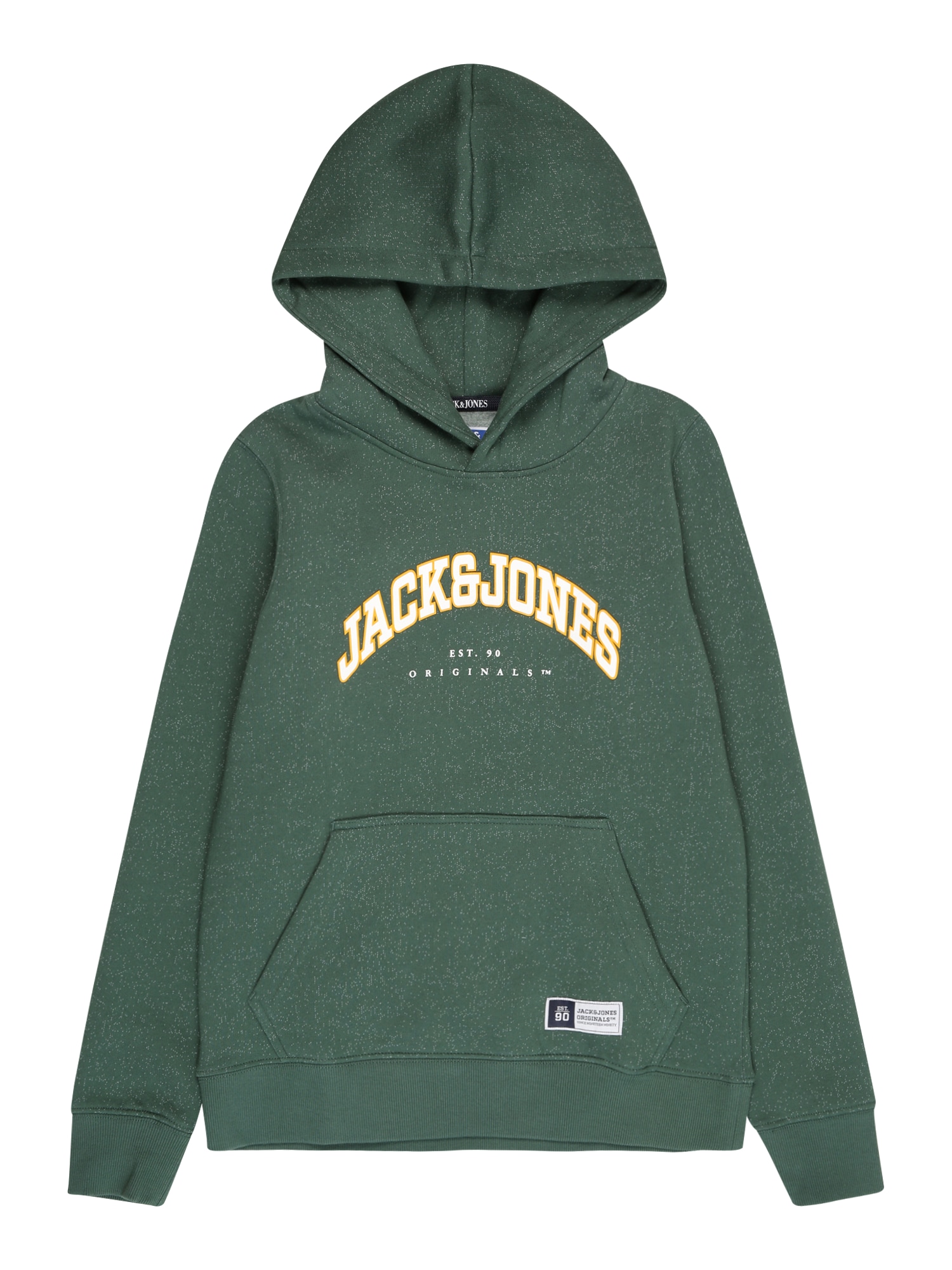 Jack & Jones Junior Majica 'WOODLAND'  žafran / kaki / bela