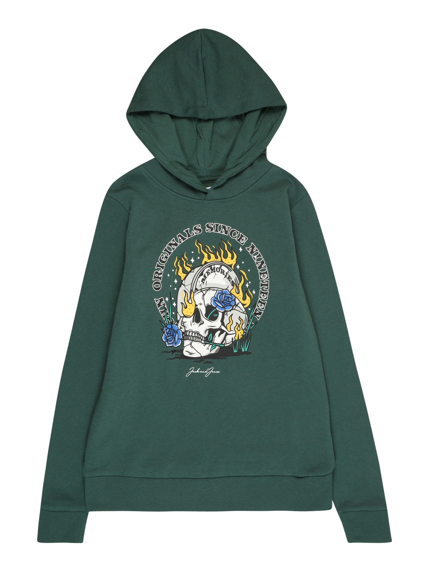 Jack & Jones Junior Majica  modra / rumena / temno zelena / bela