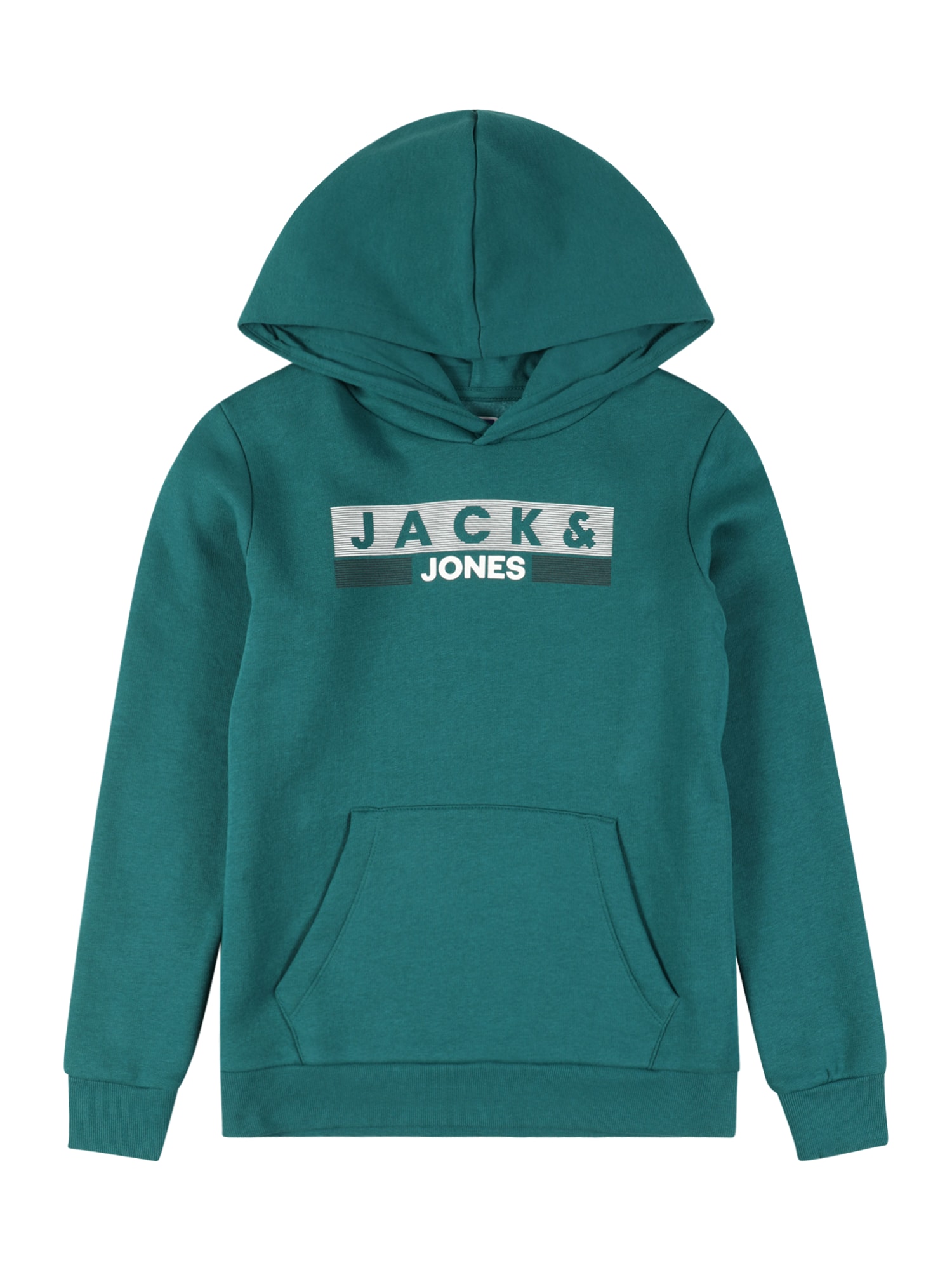 Jack & Jones Junior Majica  smaragd / bela