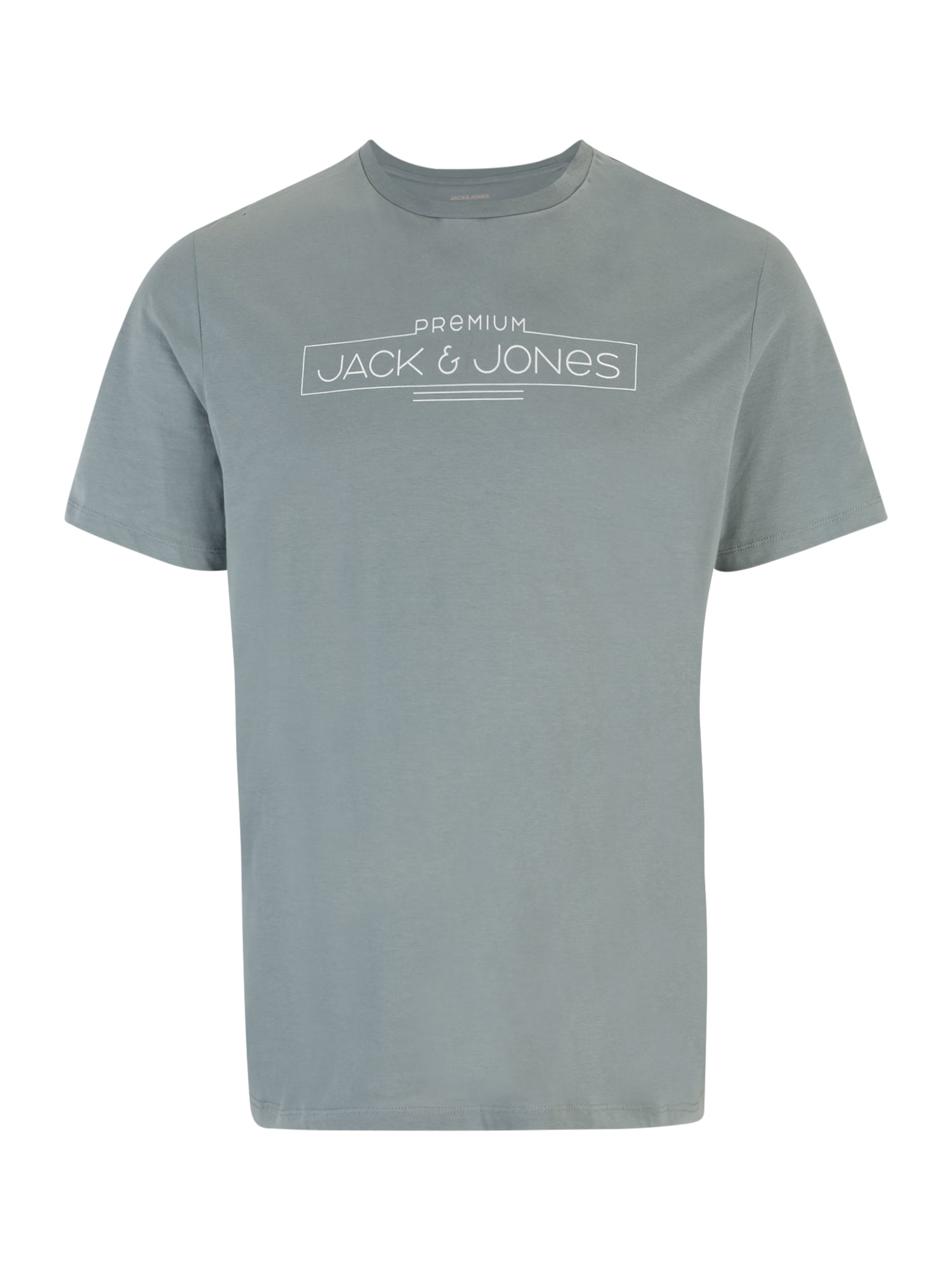 Jack & Jones Plus Majica 'BOOSTER'  dimno modra / bela