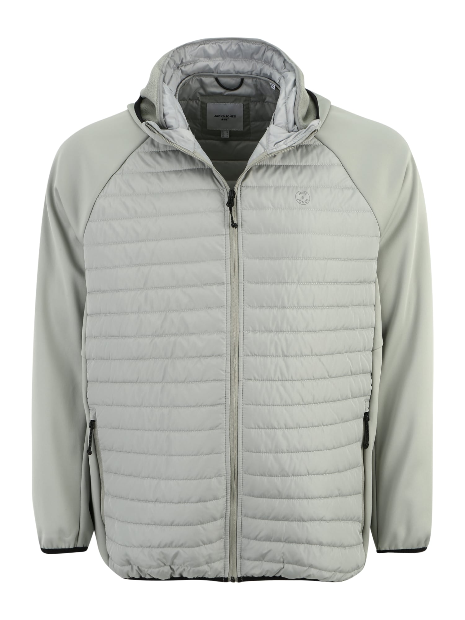 Jack & Jones Plus Prehodna jakna  kamen / črna
