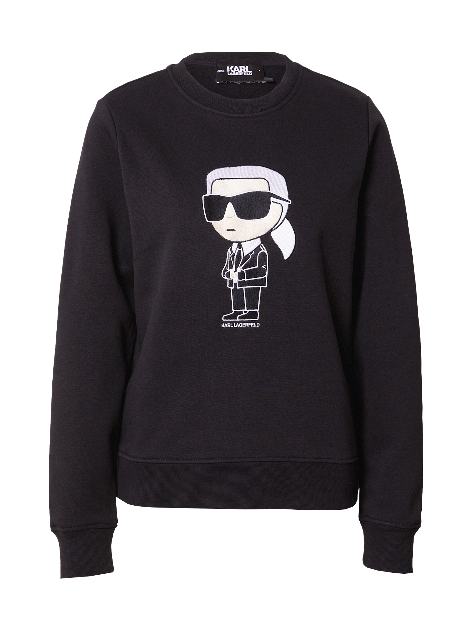 Karl Lagerfeld Majica 'Ikonik 2.0'  bež / črna / bela
