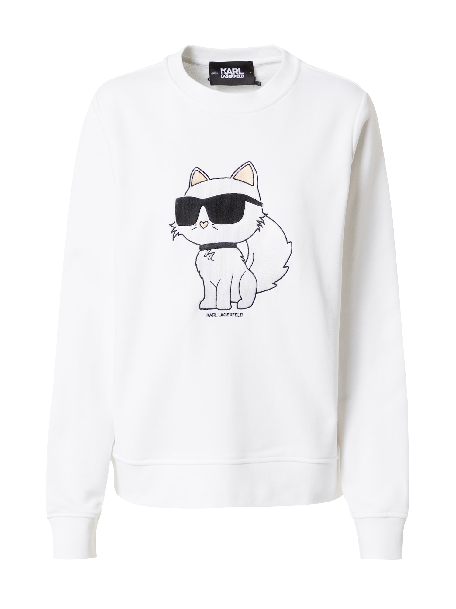 Karl Lagerfeld Majica  črna / bela