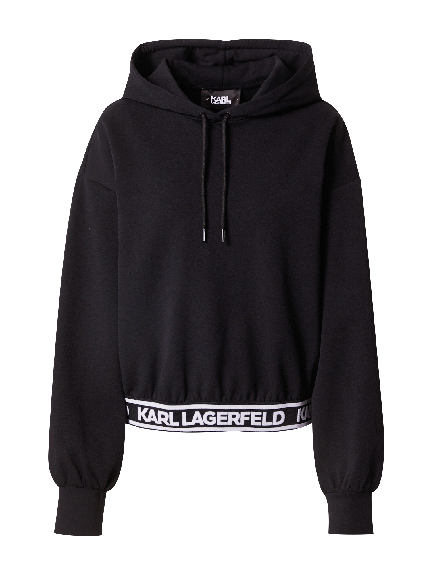 Karl Lagerfeld Majica  črna / bela