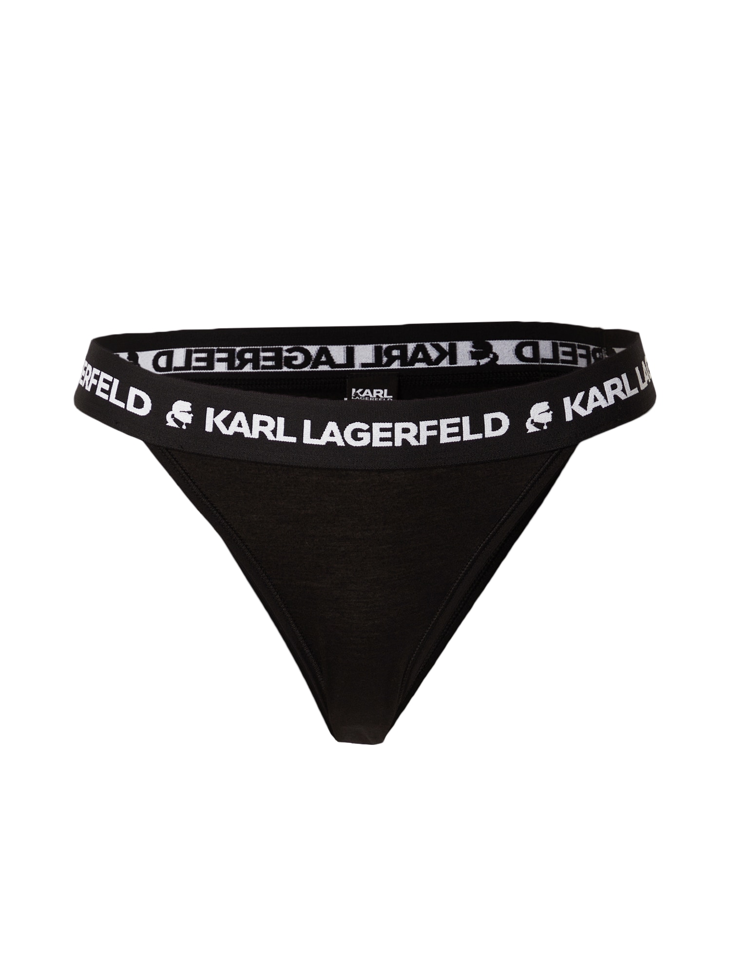 Karl Lagerfeld Spodnje hlačke  črna / bela