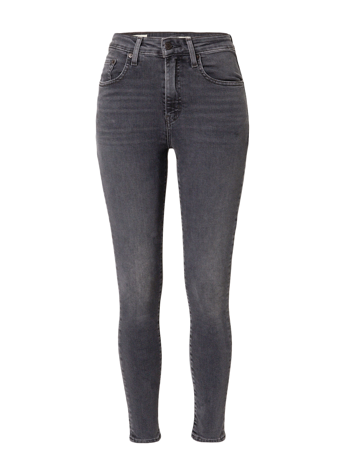 LEVI'S Kavbojke '721 HIGH RISE SKINNY GREYS'  črn denim