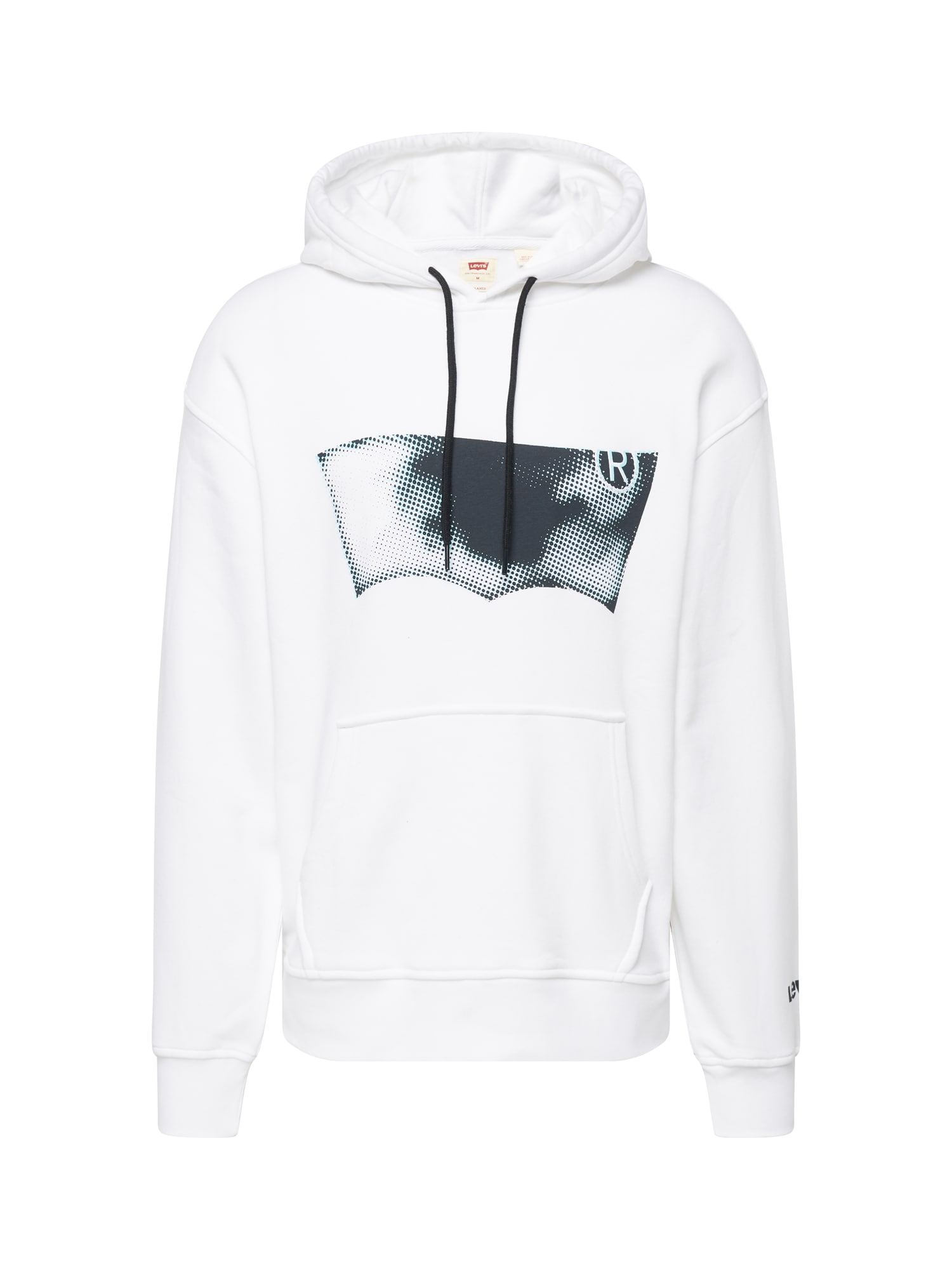 LEVI'S Majica  pastelno modra / črna / jajčna lupina