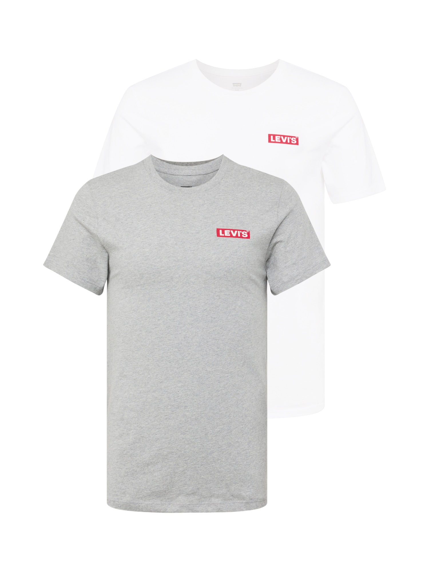 LEVI'S Majica  pegasto siva / rdeča / bela