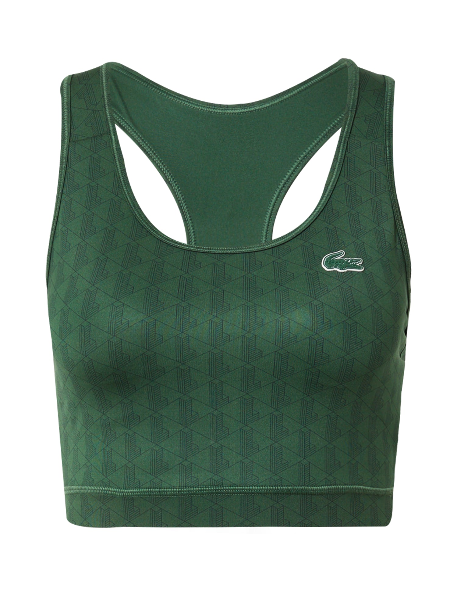 Lacoste Sport Športni top  zelena / jelka / bela