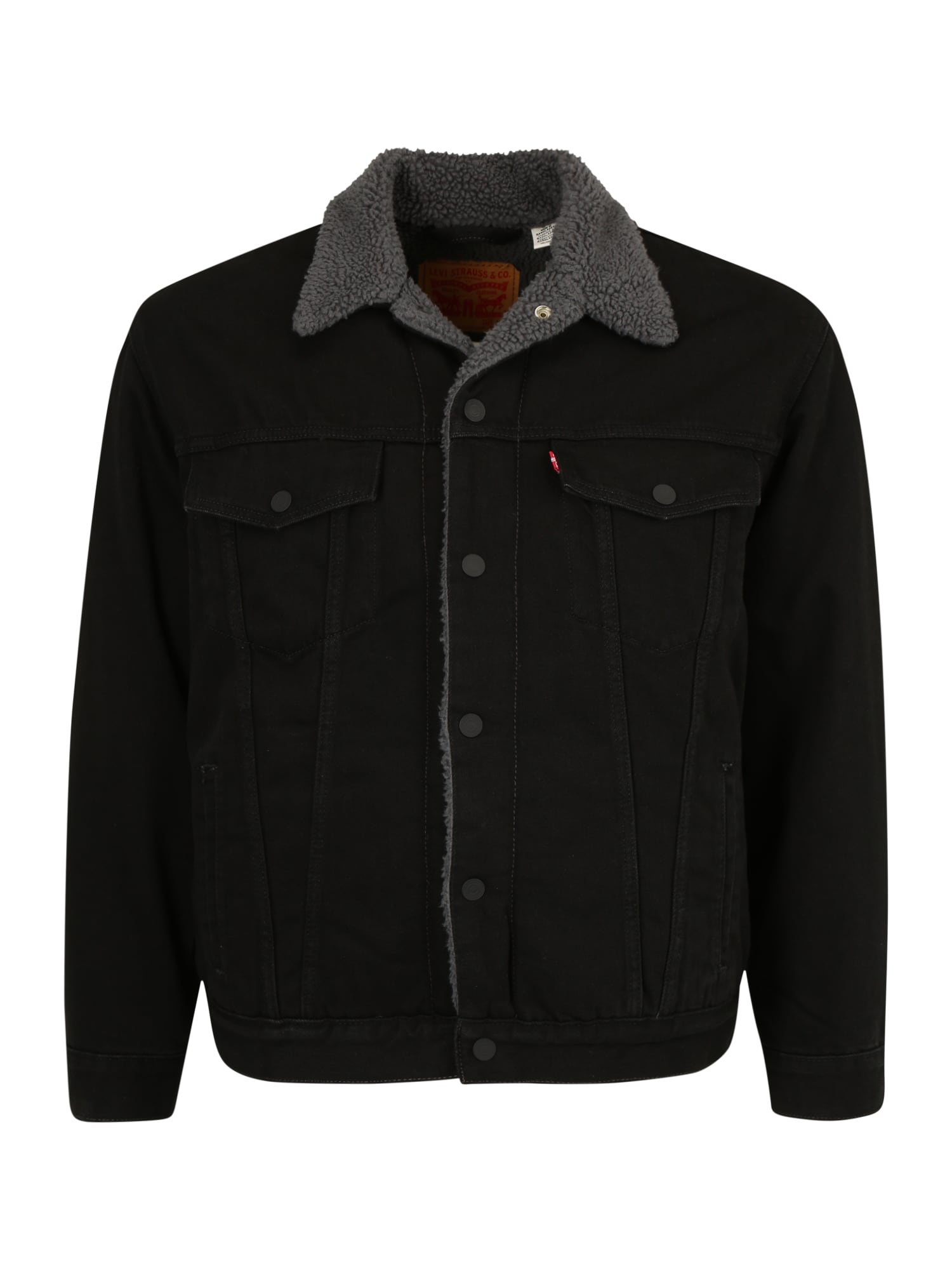 Levi's® Big & Tall Prehodna jakna  antracit / rdeča / črna