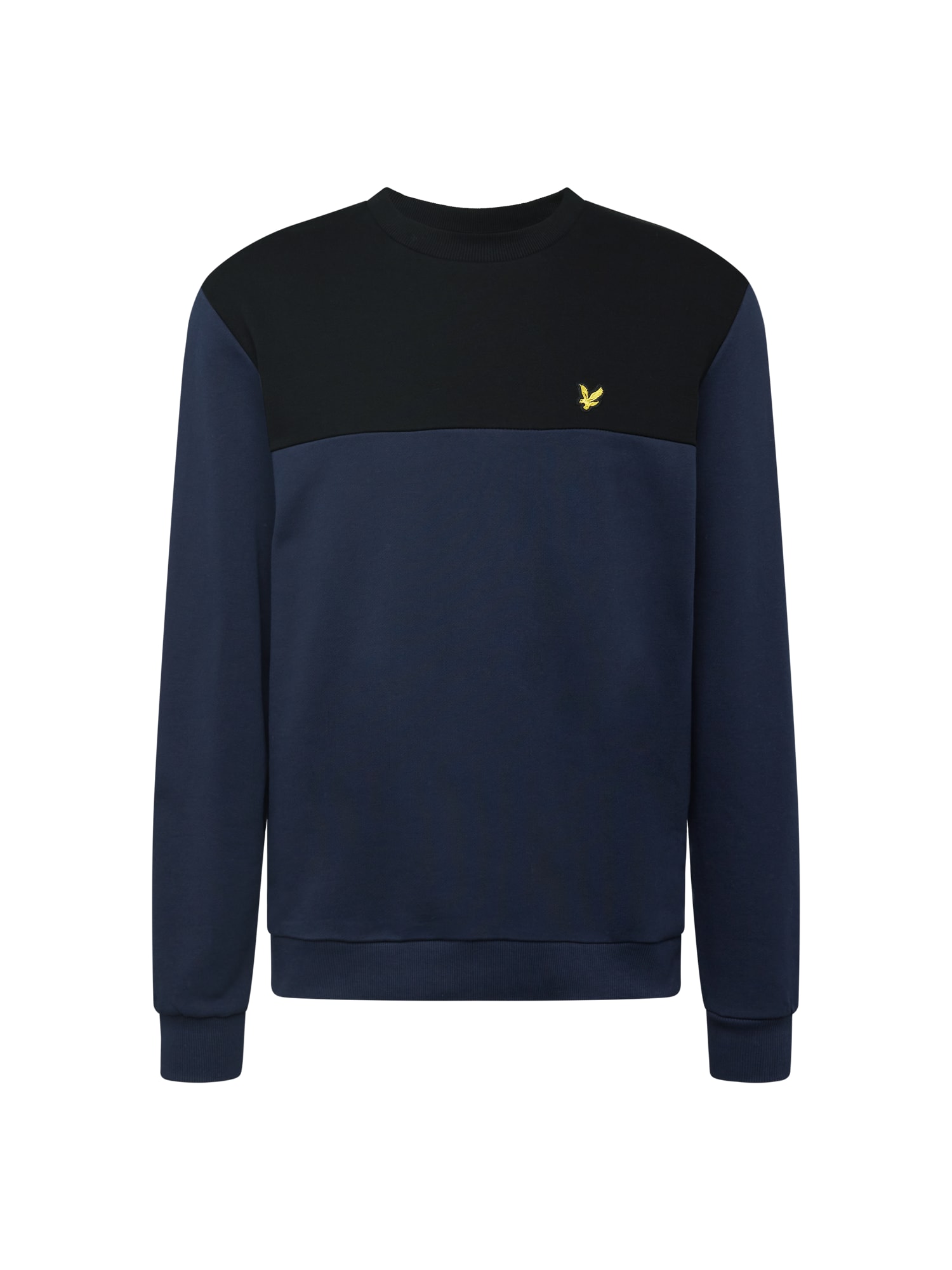 Lyle & Scott Majica 'Yoke'  mornarska / rumena / črna