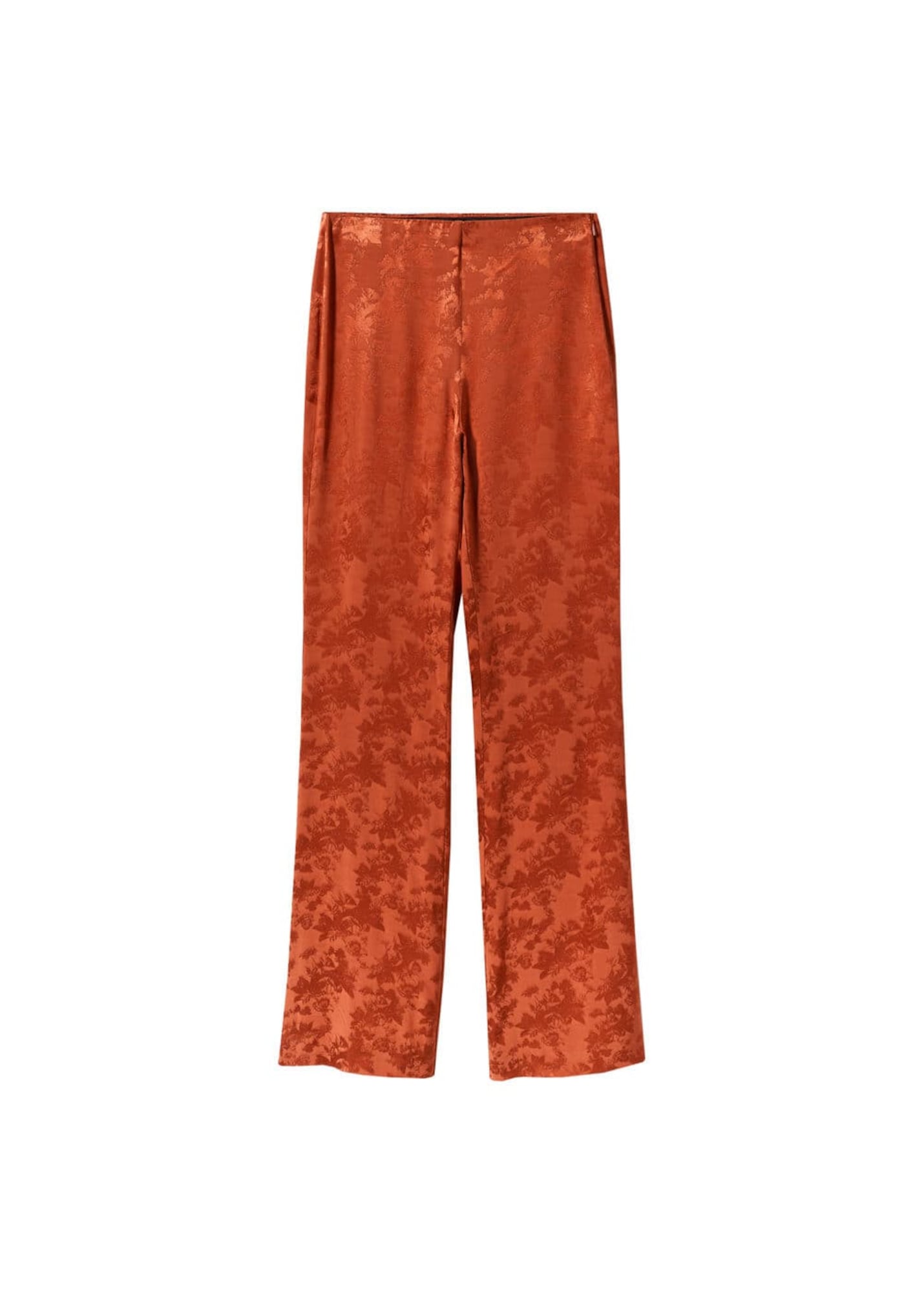 MANGO Hlače 'Jacky'  oranžno rdeča