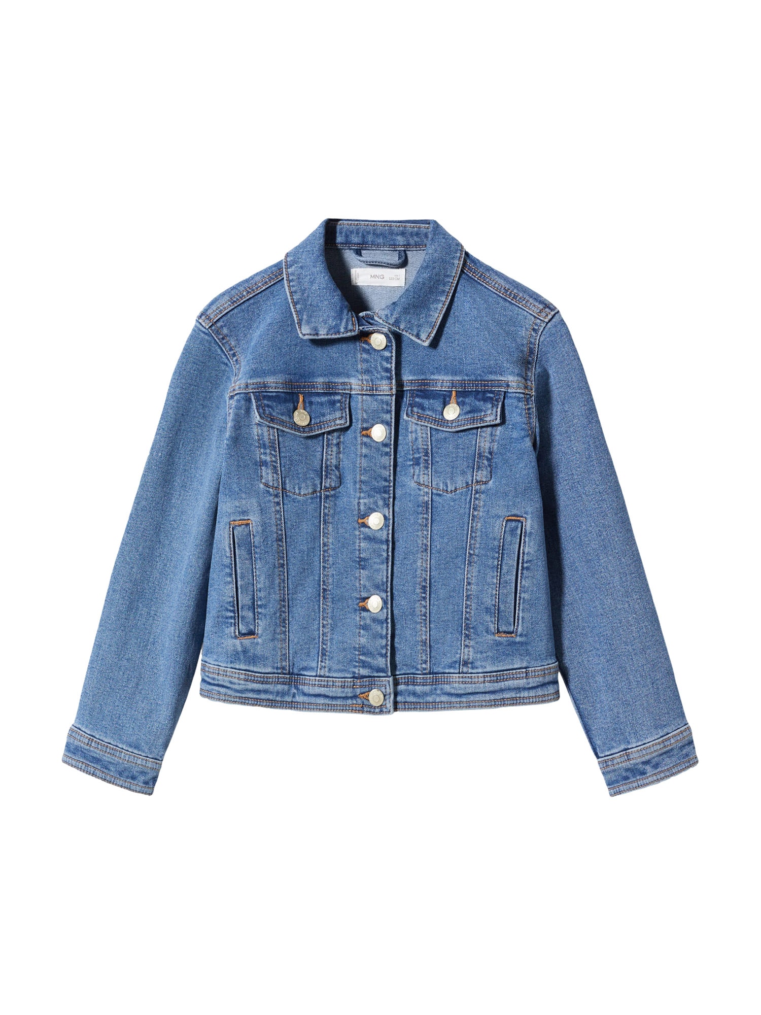 MANGO KIDS Prehodna jakna 'Allegra'  moder denim