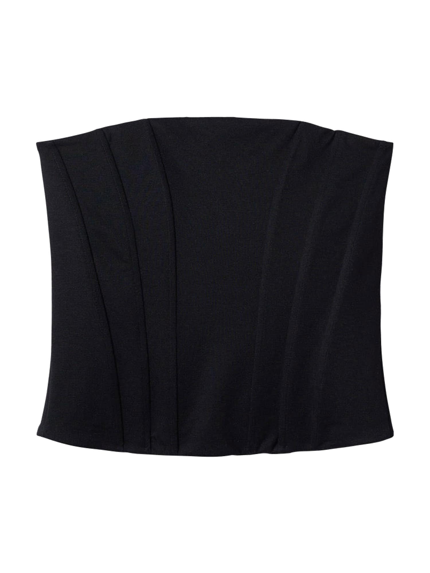 MANGO Top 'Corseta'  črna