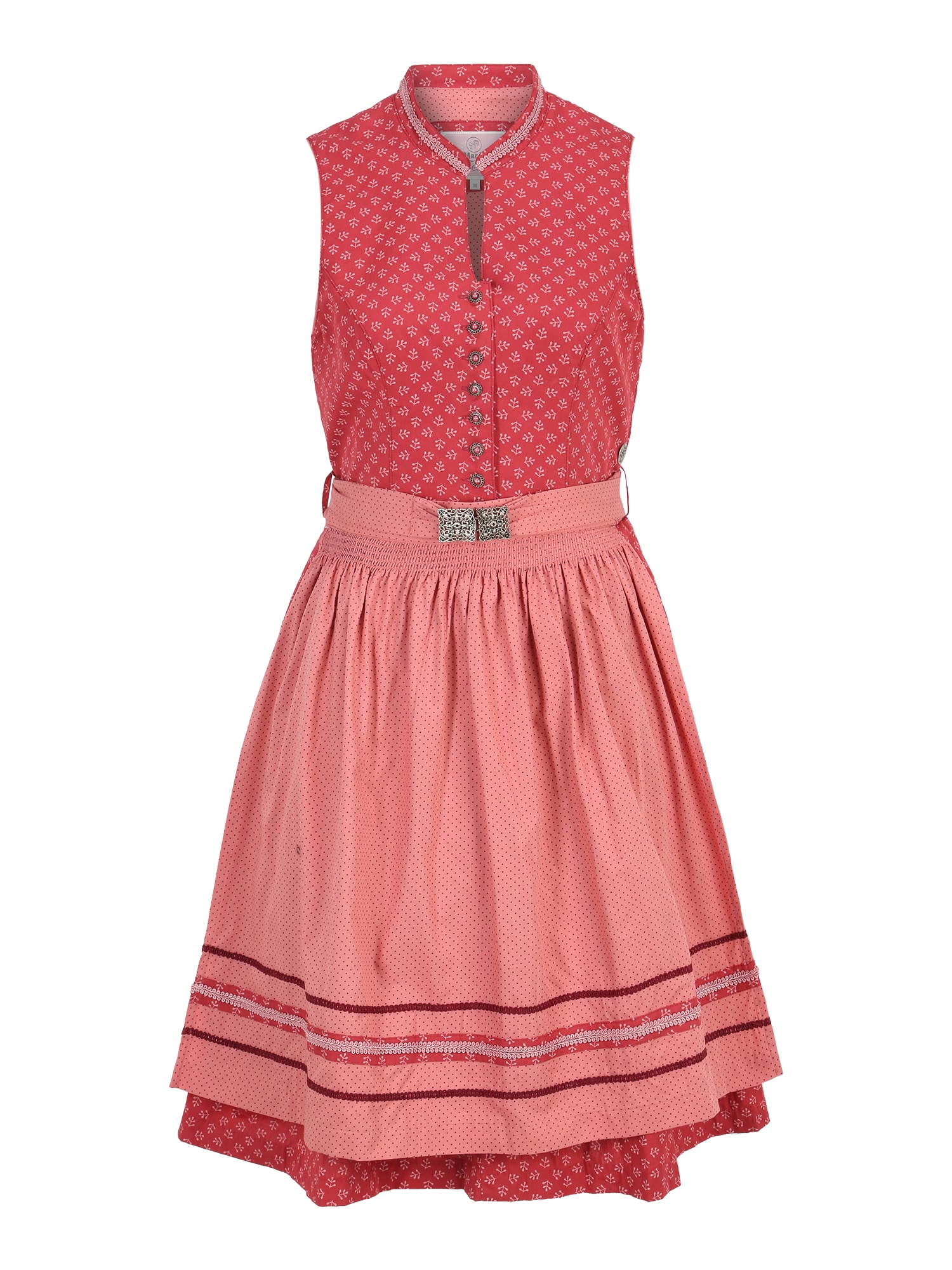 MARJO Dirndl 'Tamika'  staro roza / melona / bela