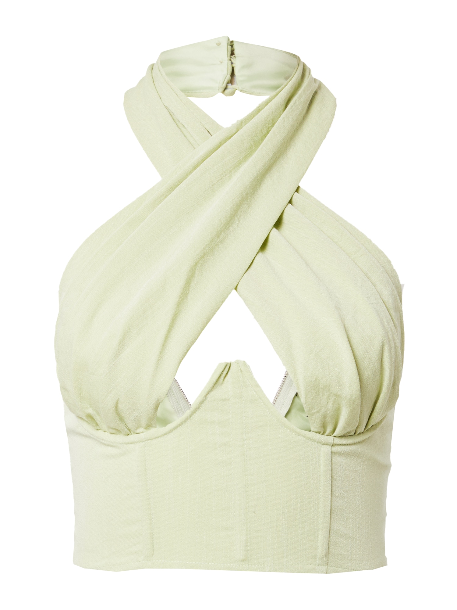 Misspap Top  pastelno zelena