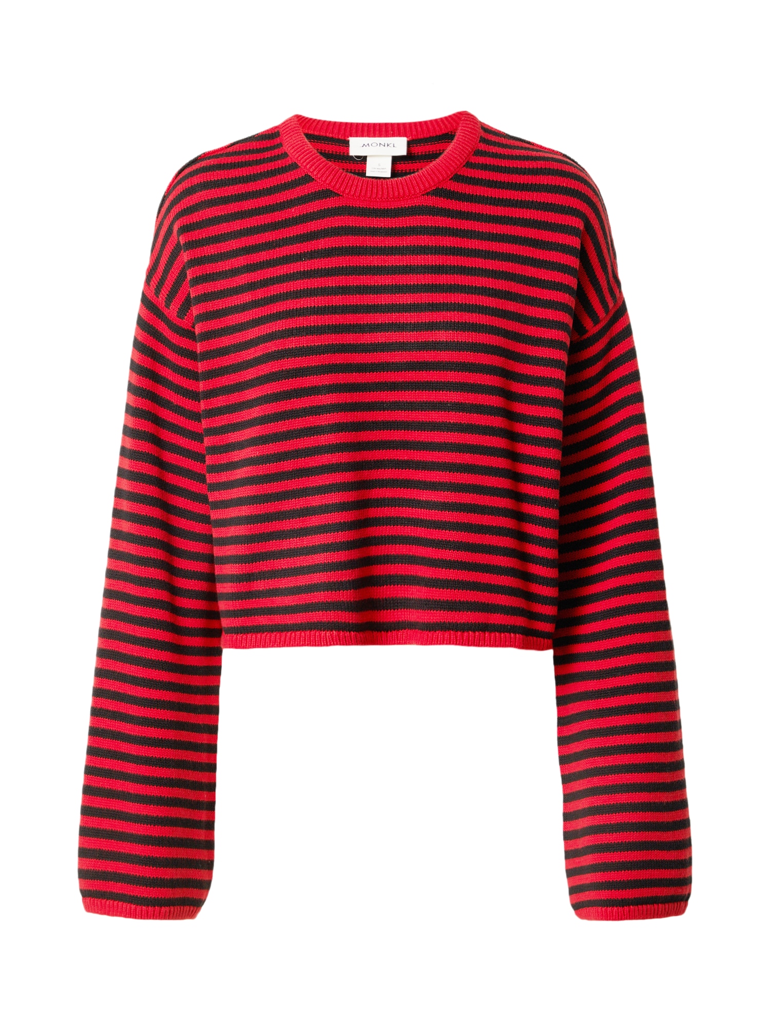 Monki Pulover 'Millie'  rdeča / črna