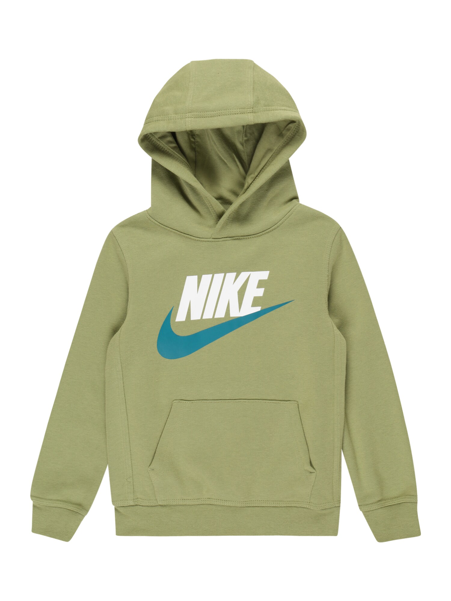 Nike Sportswear Majica  oliva / petrol / bela