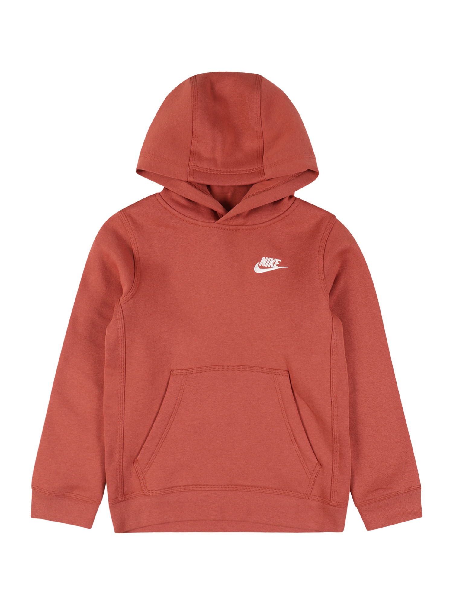 Nike Sportswear Majica  rjasto rjava / bela