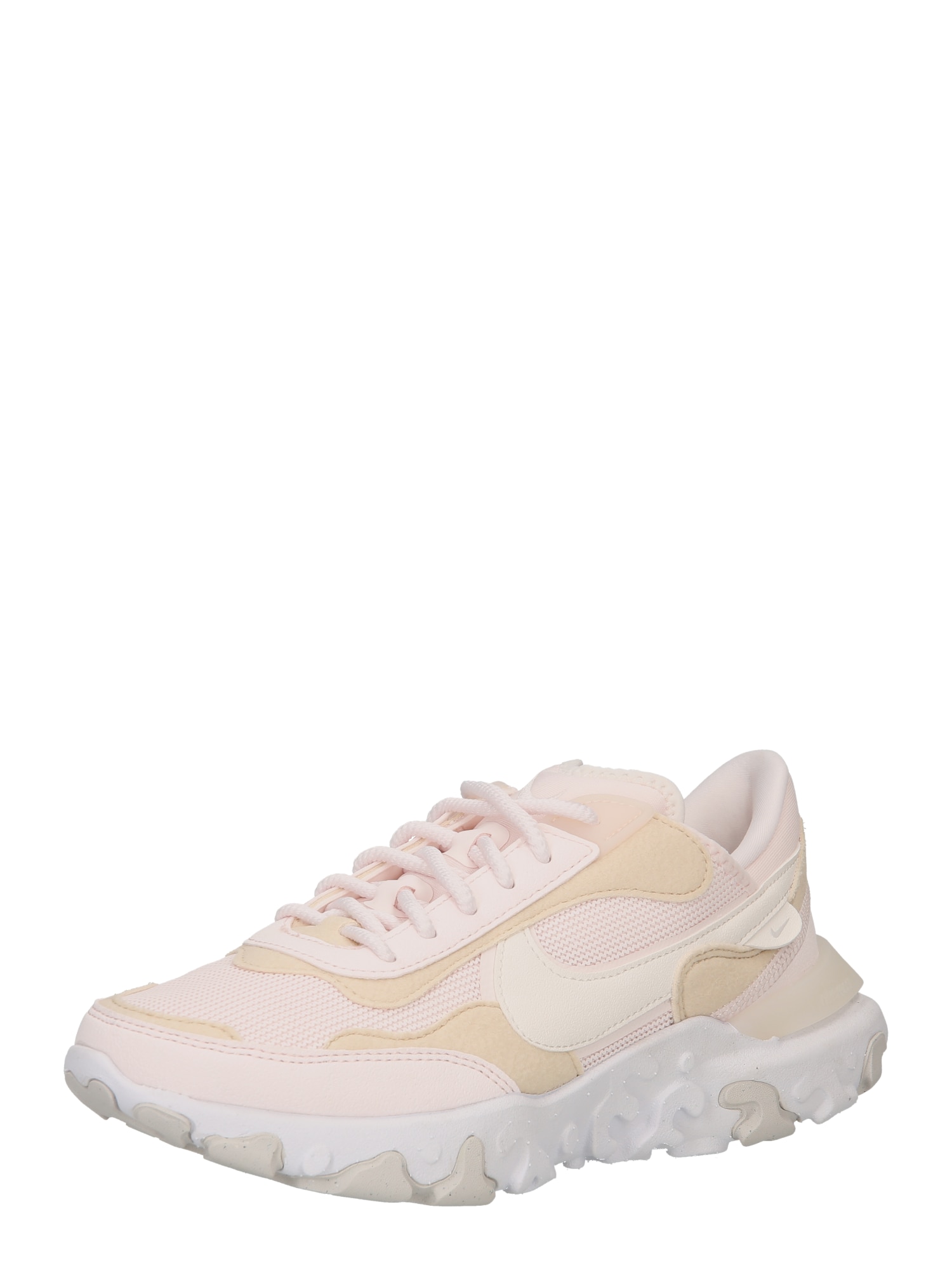 Nike Sportswear Nizke superge 'React Revision'  bež / kremna / roza