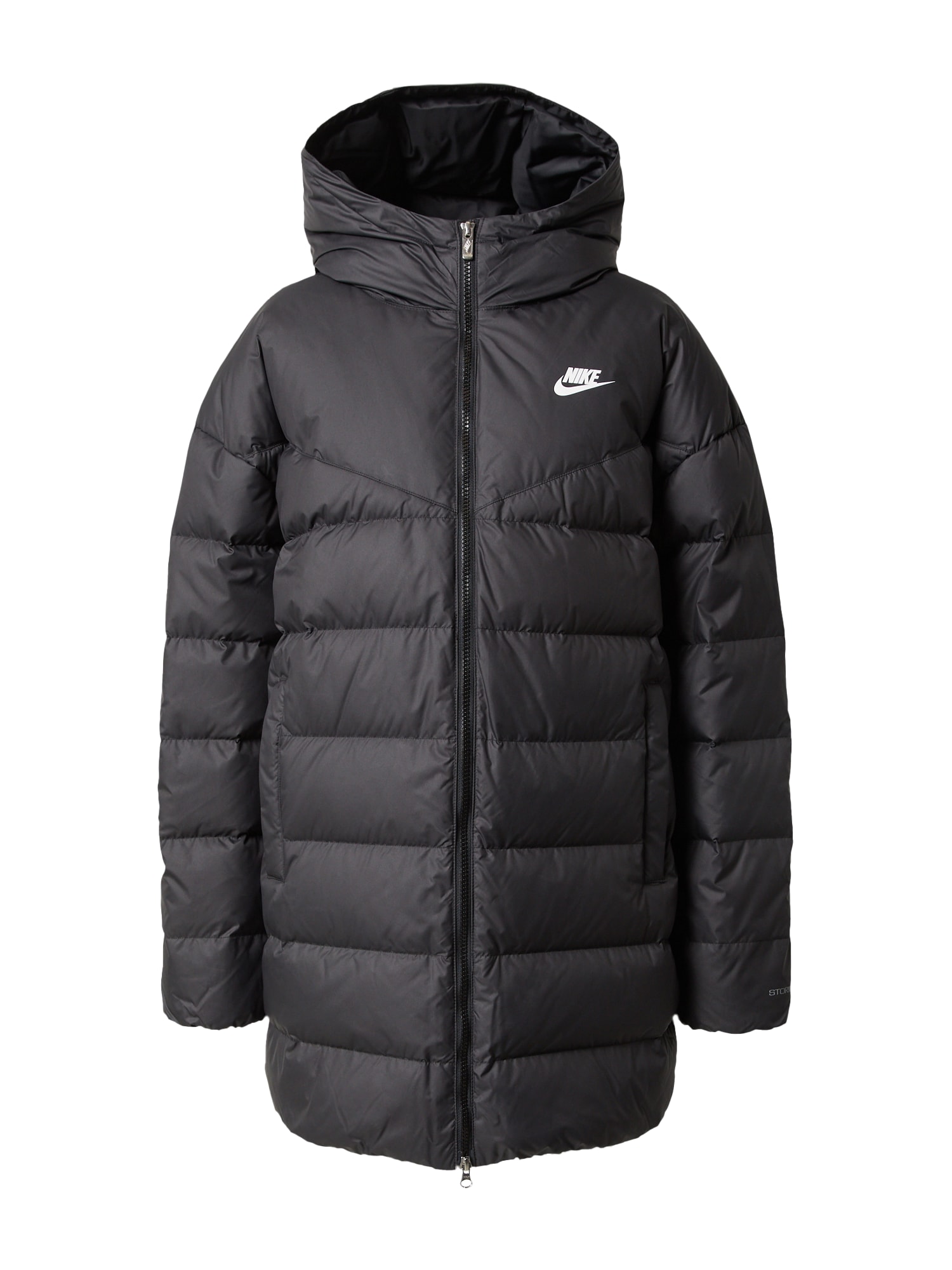 Nike Sportswear Zimska jakna  črna / bela