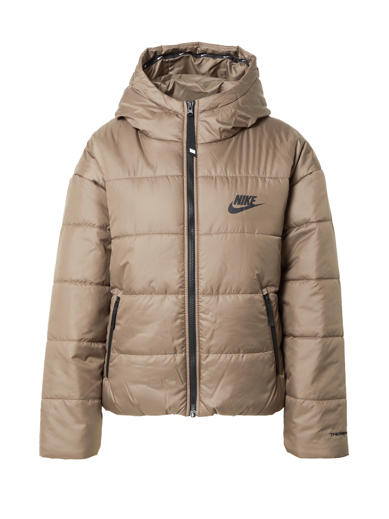 Nike Sportswear Zimska jakna  svetlo rjava / črna