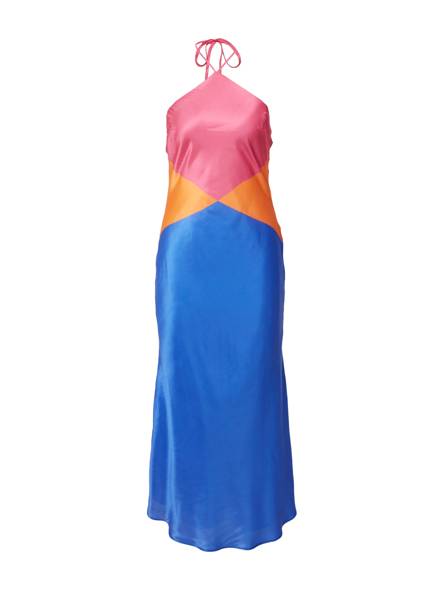Olivia Rubin Obleka 'CASSIE'  modra / oranžna / svetlo roza