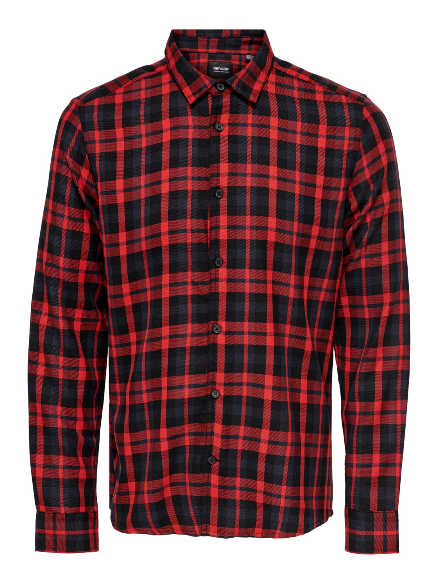 Only & Sons Srajca 'ARI'  antracit / temno rdeča / črna