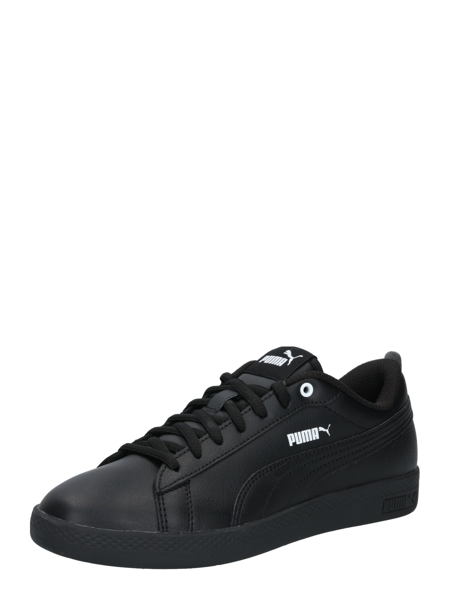 PUMA Nizke superge 'Smash'  črna / bela