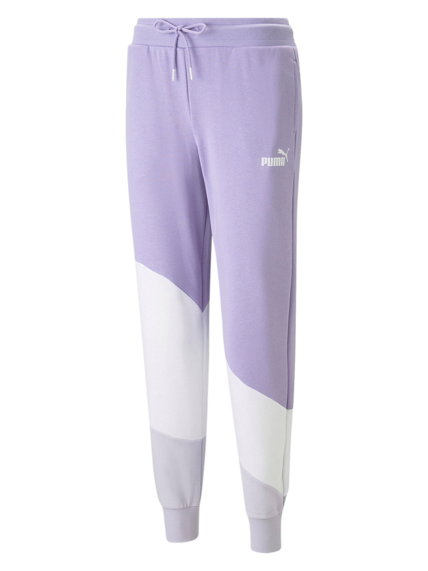 PUMA Športne hlače  lila / majnica / sivka / bela