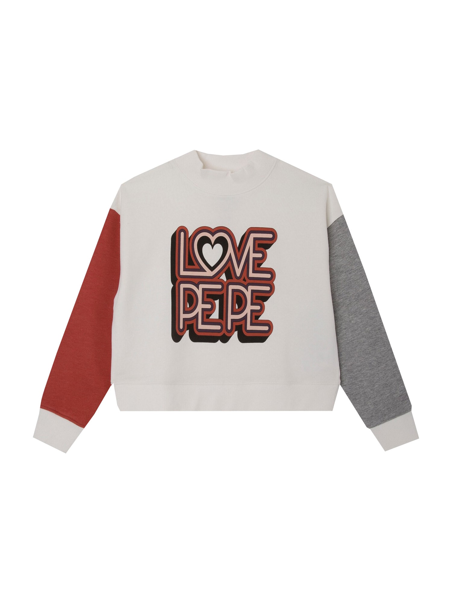 Pepe Jeans Majica 'ESSIE'  bež / pegasto siva / rjasto rdeča