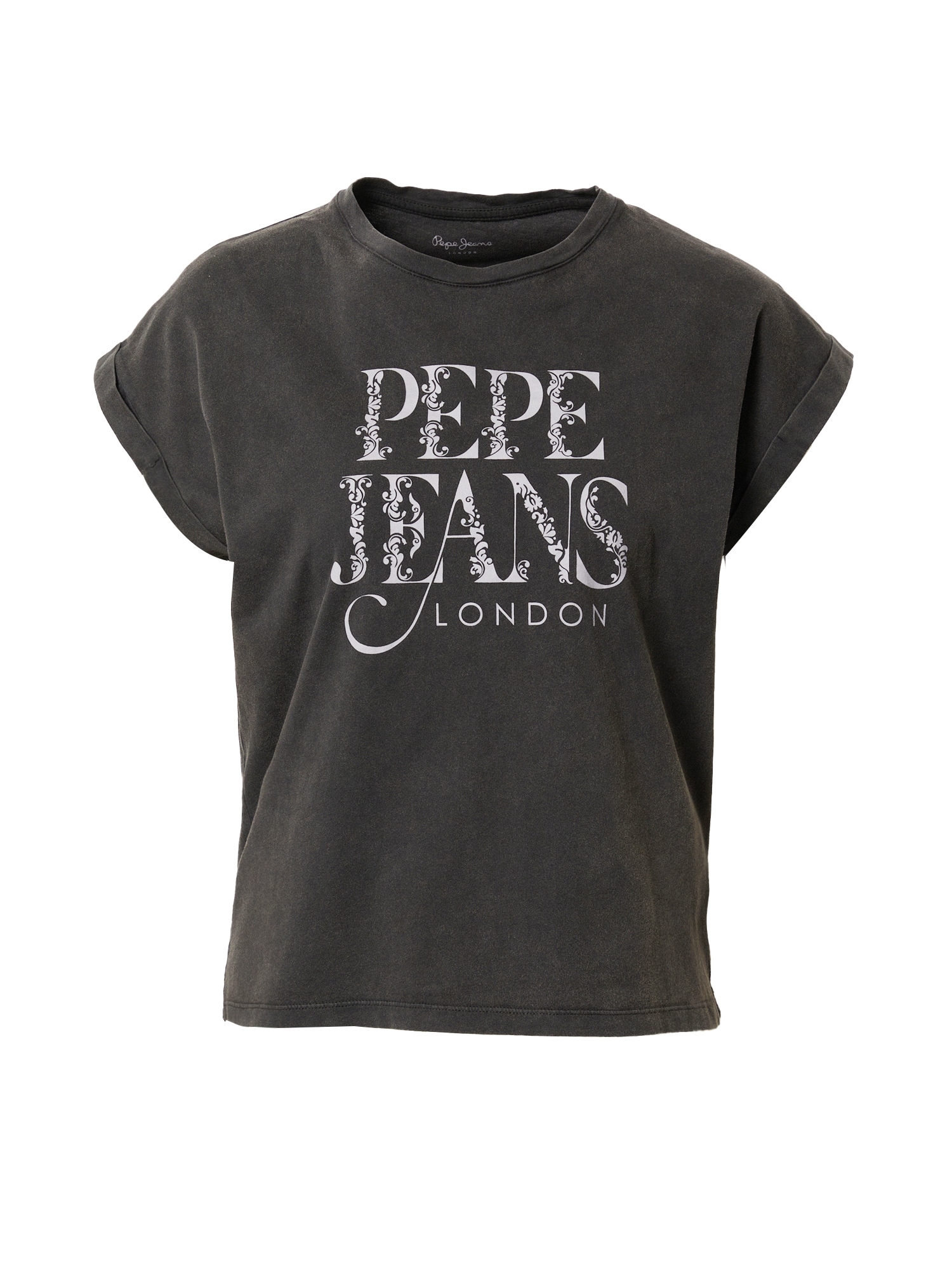 Pepe Jeans Majica 'LINDA'  črna / bela