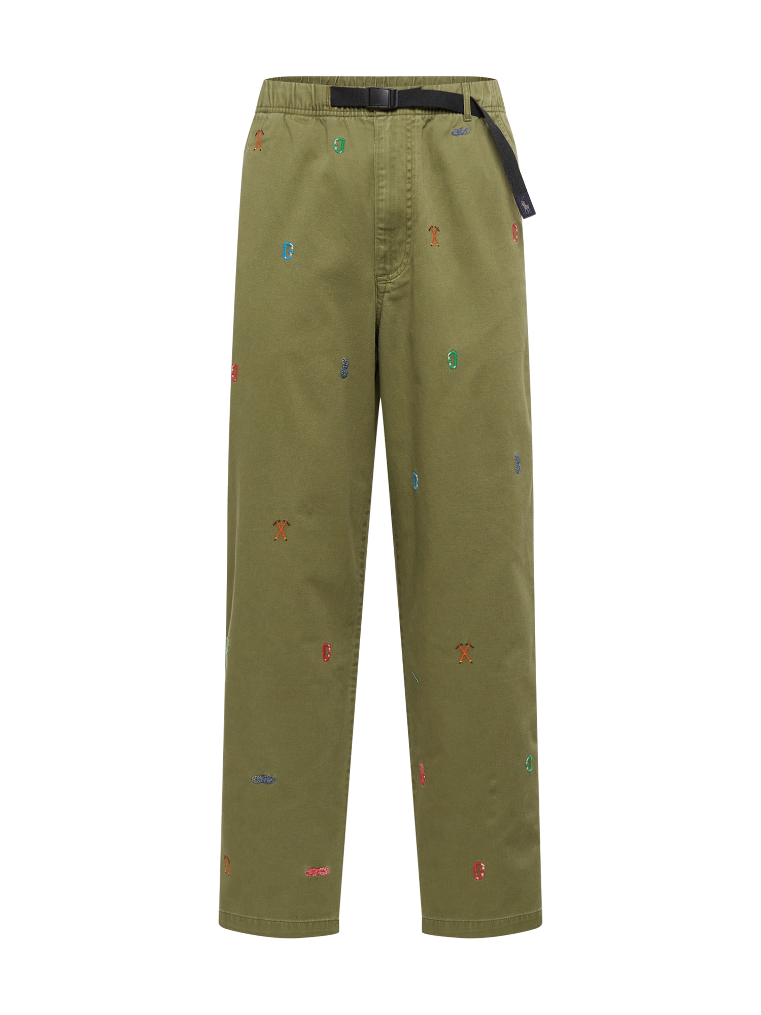 Polo Ralph Lauren Hlače 'PLAY'  svetlo modra / zelena / oliva / oranžna